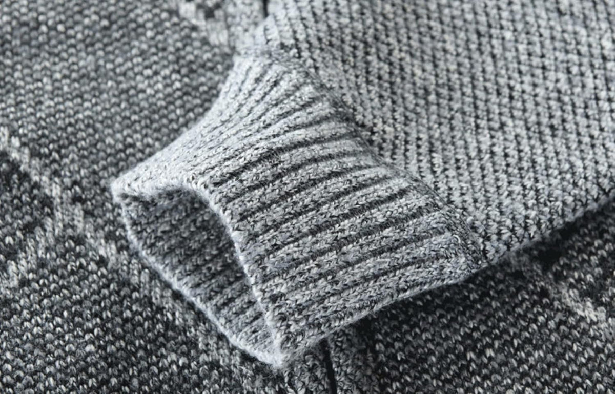 Men'S Full Zip Casual Knitted Cardigan Sweaters with Pockets
