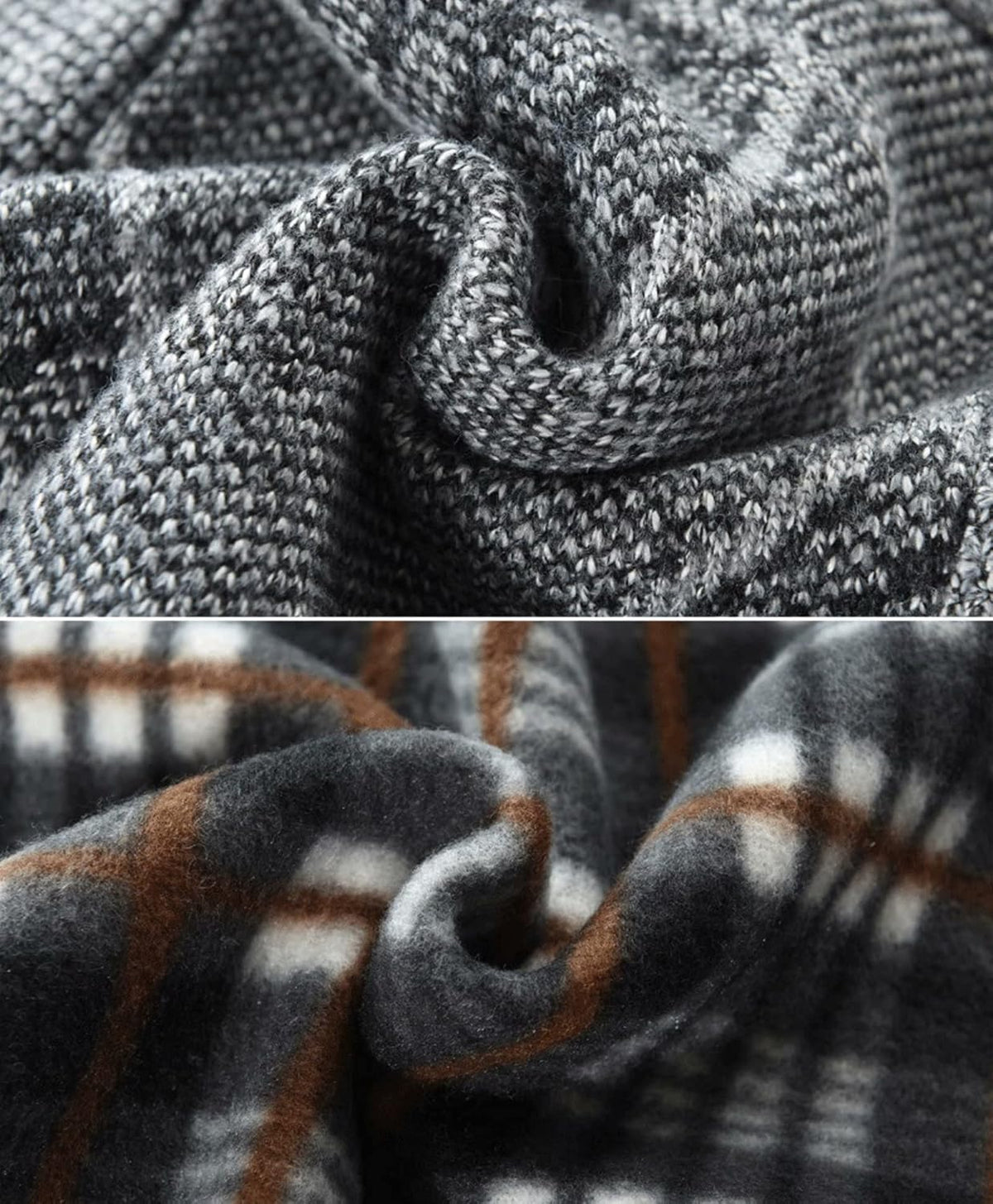 Men'S Full Zip Casual Knitted Cardigan Sweaters with Pockets