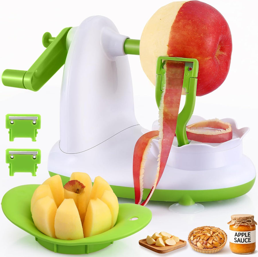 Apple Slicer & Peeler – 8-Wedge Stainless Steel